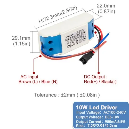 900mA DC6-10V