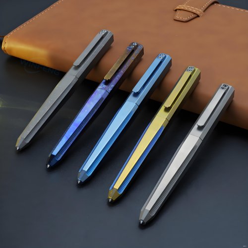 Image de Stylo de Survie en Titane - Brise-Vitre & Autodéfense