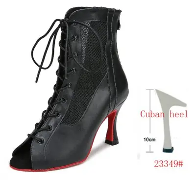 Image de Bottes de Danse Latine Respirantes pour Femmes