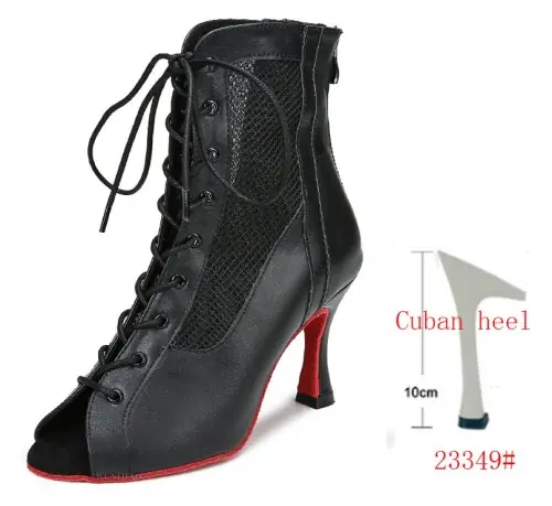 Image de Bottes de Danse Latine Respirantes pour Femmes