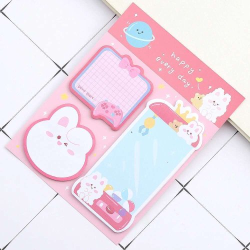 Image de Bloc-Notes Adhésif Kawaii Animaux Mignons