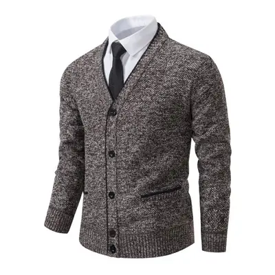 Image de Cardigan Homme Col V - Style Décontracté Automne/Hiver
