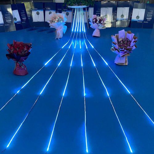 Image of Waterproof 5M 24V DC SMD2835 Flexible LED Strip Light – Outdoor Decorative Backlit Neon Flow Track Lighting for Gardens, Patios & Signage