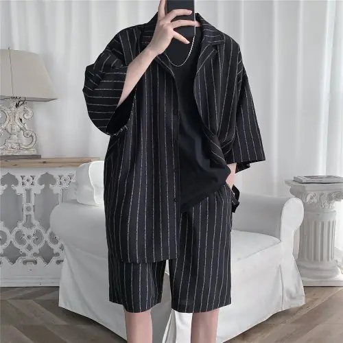 Image de Survêtement Coréen Homme 2 Pièces - Style Streetwear Été