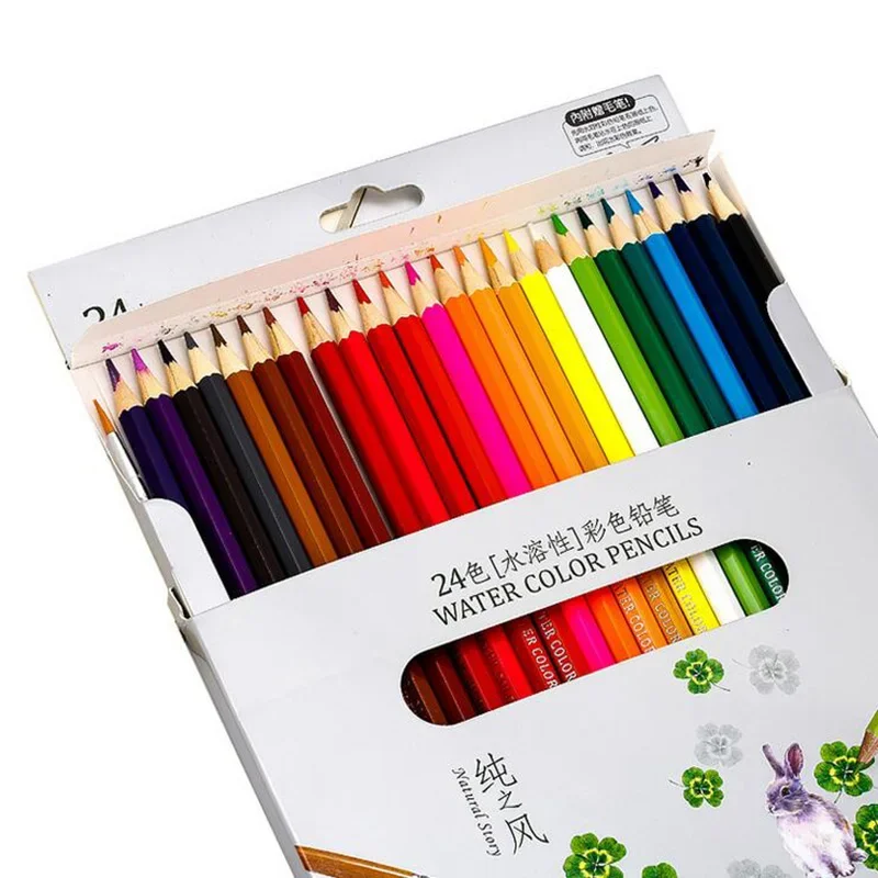 Image de Crayons de Couleur Histoire Naturelle - 12/18 Couleurs