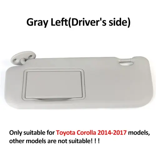 Image de Pare-Soleil pour Toyota Corolla E160/E170 avec Miroir de Maquillage