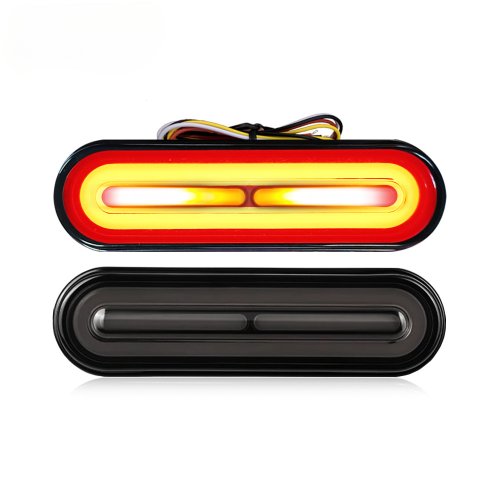 Image of 60 LED Motorcycle 3-in-1 Tail Light with Sequential Turn Signals, DRL, Brake & Stop Lights for Yamaha, Kawasaki Cafe Racer and Bobber Models