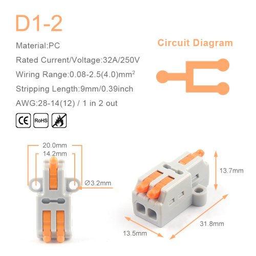 Immagine di Connettore Rapido Universale Mini 2-3 Pin