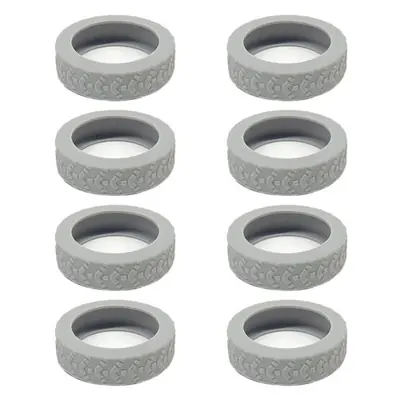 Image de Roues de Valise Universelles en Silicone - 8 Pièces