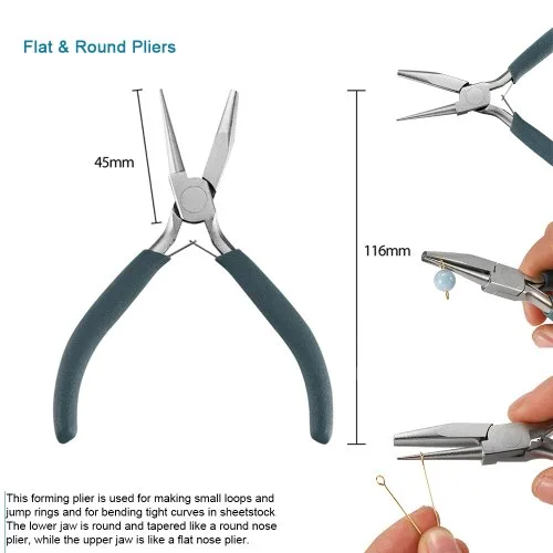 Flat Round Pliers