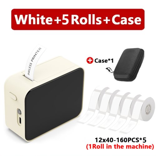 White 5Rolls Case