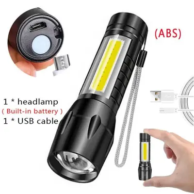 Image de Lampe de Poche LED Ultra Lumineuse 5000LM - P70 Télescopique