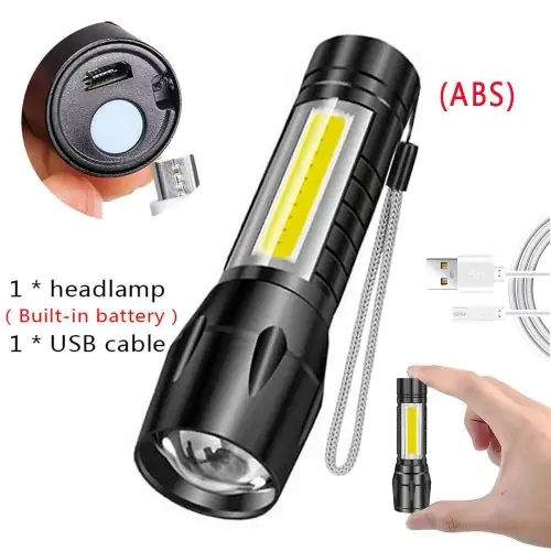Image de Lampe de Poche LED Ultra Lumineuse 5000LM - P70 Télescopique