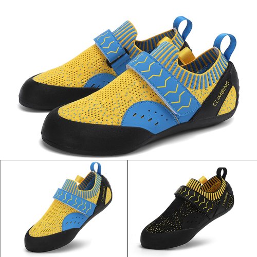 Imagen de Zapatos de Escalada en Roca para Padres e Hijos - Zapatillas Deportivas Transpirables con Malla para Entrenamiento Interior y Exterior, Ideales para Niños y Niñas Principiantes