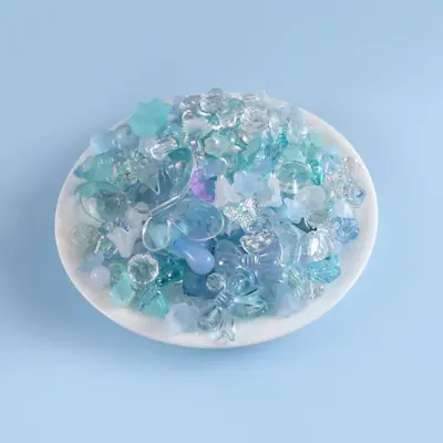 Image de Perles Acryliques Colorées - Kit Créatif pour Bijoux et Bracelets