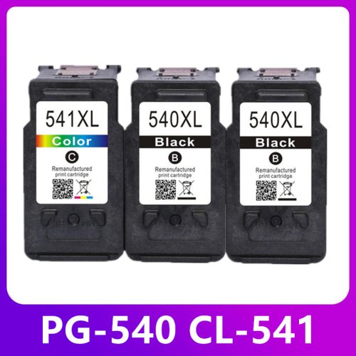 Image of Compatible Ink Cartridges for Canon PIXMA MG3250, MG3255, MG3550, MG4100, MG4150, MG4200, MG4250 – PG-540, PG-540XL, CL-541, CL-541XL High-Yield Replacement Ink Cartridges