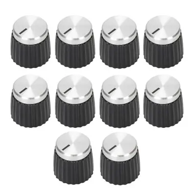 Image de Boutons de Potentiomètre 6.35mm - Pack de 10 pour Pédale de Guitare