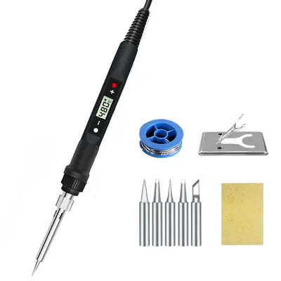 Image de Fer à Souder Numérique 80W - Température Réglable & Affichage LCD