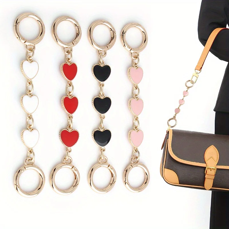 Bild von Elegante Verlängerungskette für Damen-Clutch und Umhängetasche – Süße, handgefertigte Schultergurt-Zubehör mit DIY-Dekoration