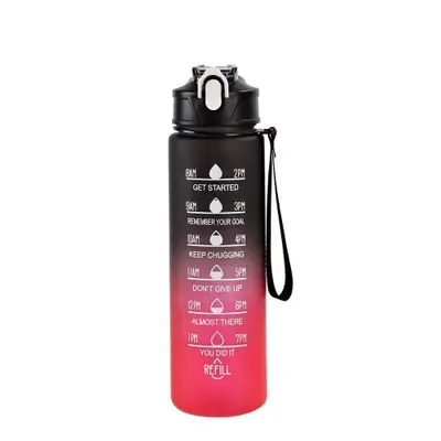 Bouteille Sport avec Paille & Suivi Temps - Idéale pour l'Aventure