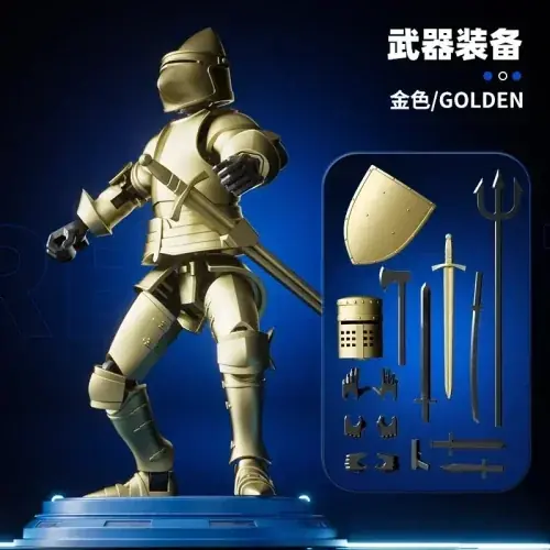 Image de Chevalier Paladin Robot Transformable - Jouet 3D Articulé