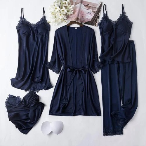 Marineblau blau -B