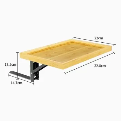Image de Table de Chevet Pliante Design Nordique