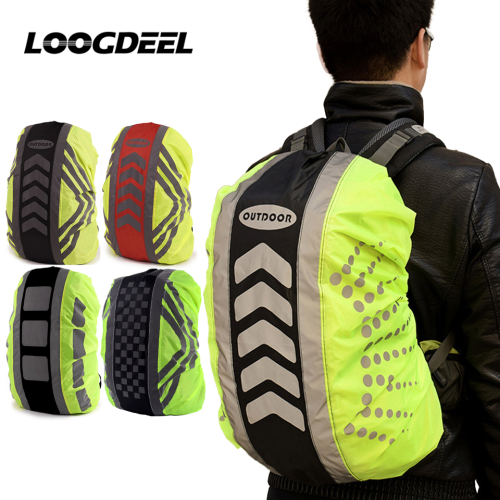 Zdjęcie Odblaskowy, wodoodporny pokrowiec na plecak – nowoczesna ochrona przed deszczem i pyłem dla aktywnych użytkowników