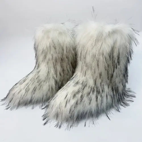 Image de Bottes Hiver Fourrure - Chaudes & Mignonnes