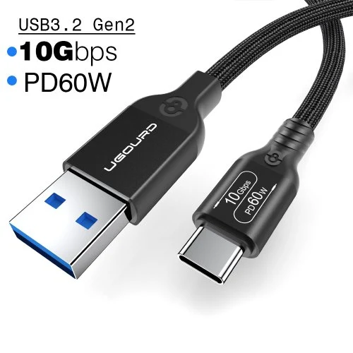 USB3.2 10G 60W zwart