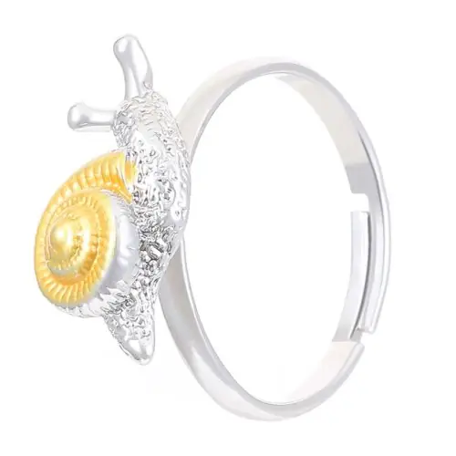 Image de Boucles d'oreilles Escargot Vintage - Or & Argent