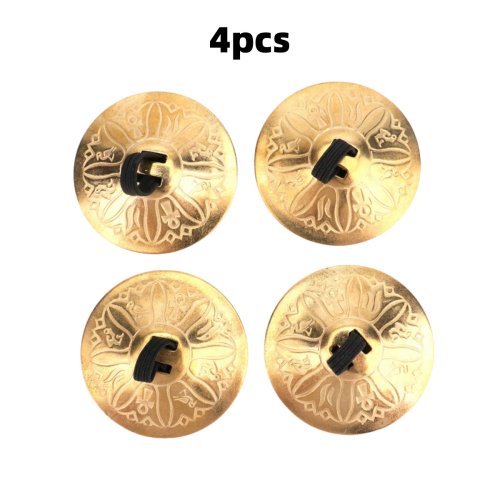Bild von 4PCS Mini Kupfer Finger Becken Bauchtanz Hand Becken Musikinstrument, Tanz & Auftritte Instrument