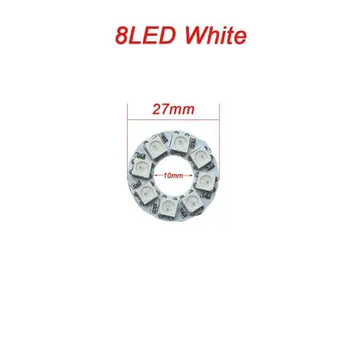 Image de Anneau LED RGB WS2812B - Éclairage Intelligent & Coloré