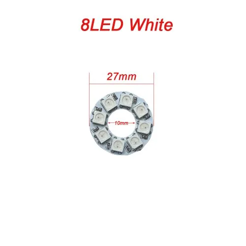 8 Led bianco PCB