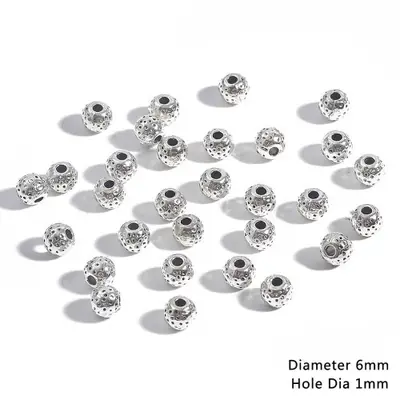 Image de Perles Espaces Argent Antique - Fournitures Bijoux Vintage