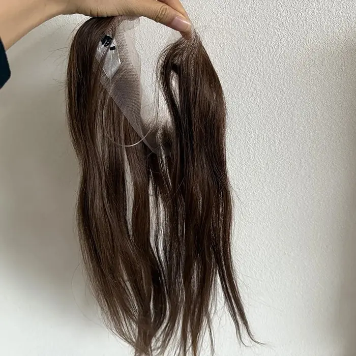 Image de Toppers de Cheveux Humains Pleine Dentelle Frontale