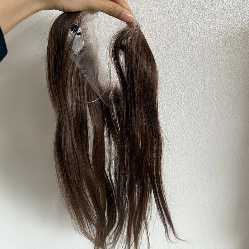 Image de Toppers de Cheveux Humains Pleine Dentelle Frontale