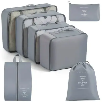 Image de Ensemble de Cubes de Rangement de Voyage