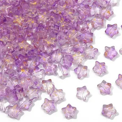 Image de Perles de Verre Arc-en-Ciel - Bijoux DIY