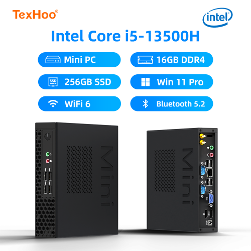 Image de Mini PC Puissant Intel Core i5 13500H - Windows 11 & Gaming 4K