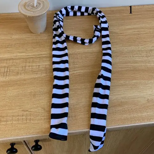 Image de Écharpe Multicolore Tricotée - Foulard Décontracté Unisexe
