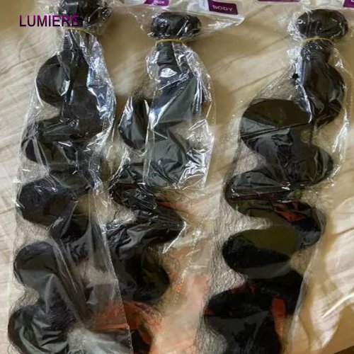 Zdjęcie Naturalne Włosy Body Wave – 100g, Czyste, Surowe, Dwojne Weft