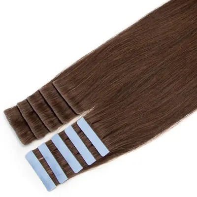 Extensions de Cheveux Humains Sans Couture - Bande Invisible