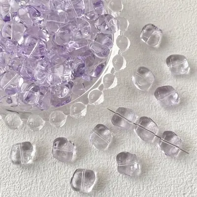 Image de Perles Carrées Cristal 11mm - Lot de 20 pour Bijoux DIY