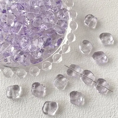 Image de Perles Carrées Cristal 11mm - Lot de 20 pour Bijoux DIY