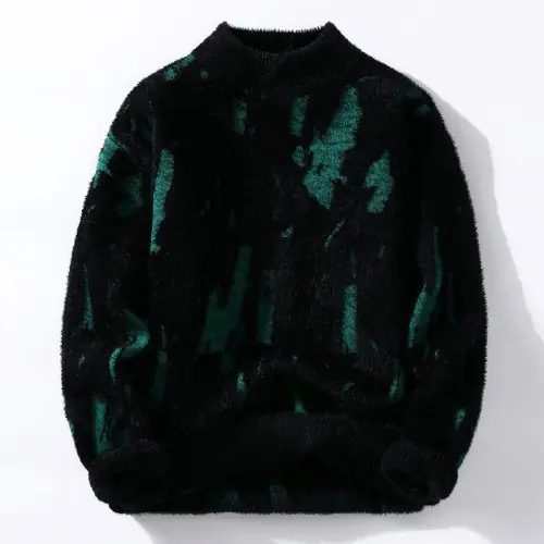 Image de Pull Patchwork Y2K Homme - Style Streetwear Cintré