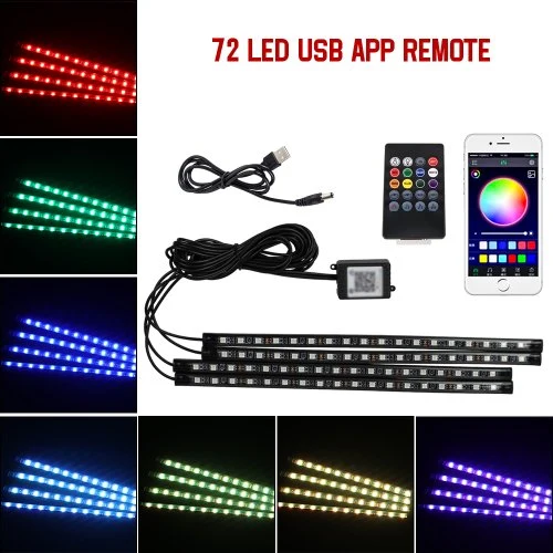 72LED app mando USB