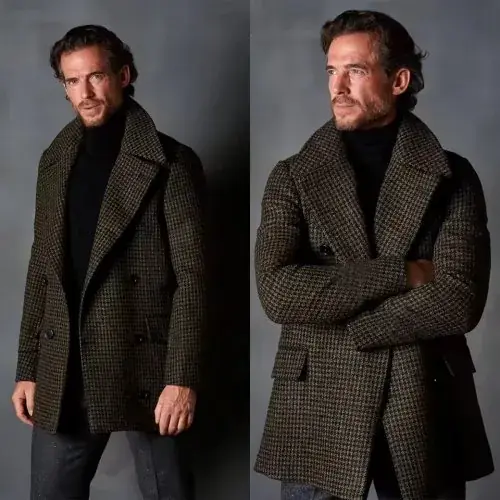 Image de Costume Homme Hiver Classique - Manteau Vintage en Laine