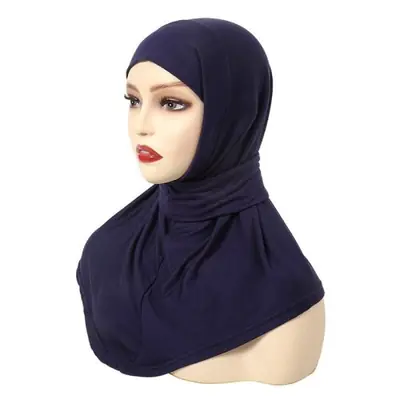 Image de Hijab Classique Femme - Snap Fastener, Couverture Complète
