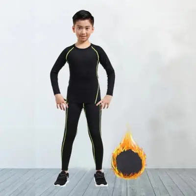 Image de Ensemble Thermique Enfants - Chaud & Confortable pour l'Hiver